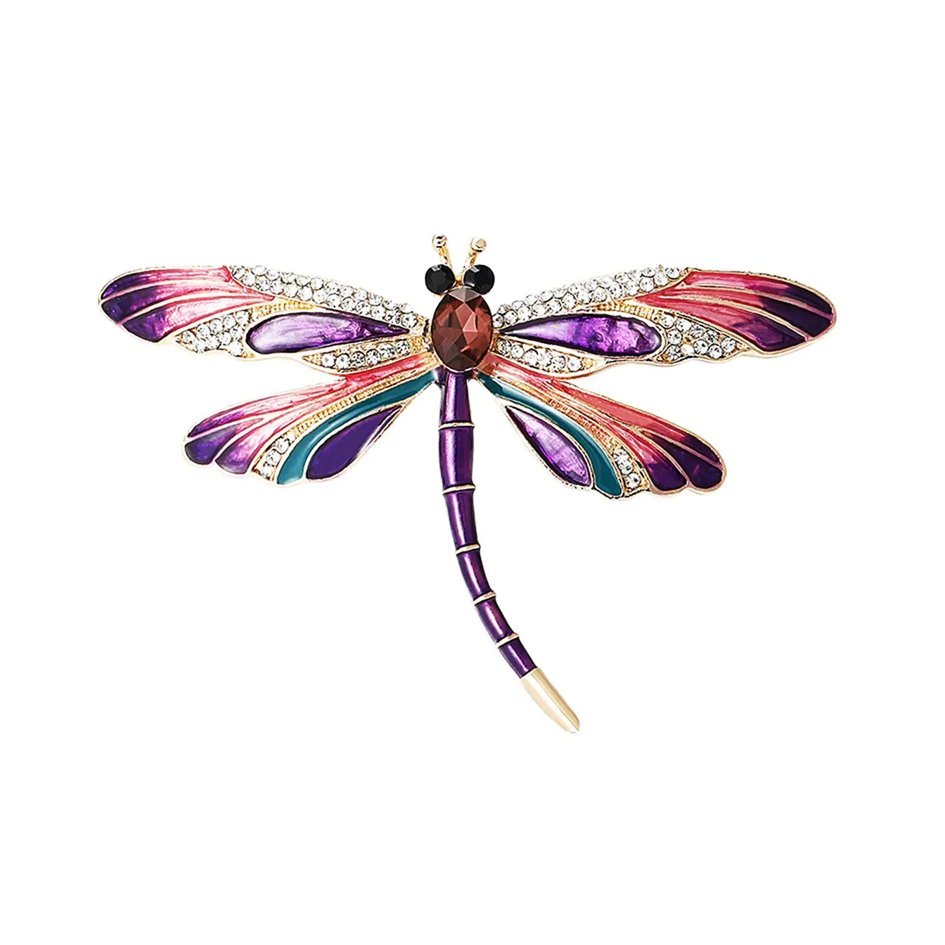 1Pc Trendy Dragonfly Brooches  - Men'S Accessories Trends 2025 recension och pris