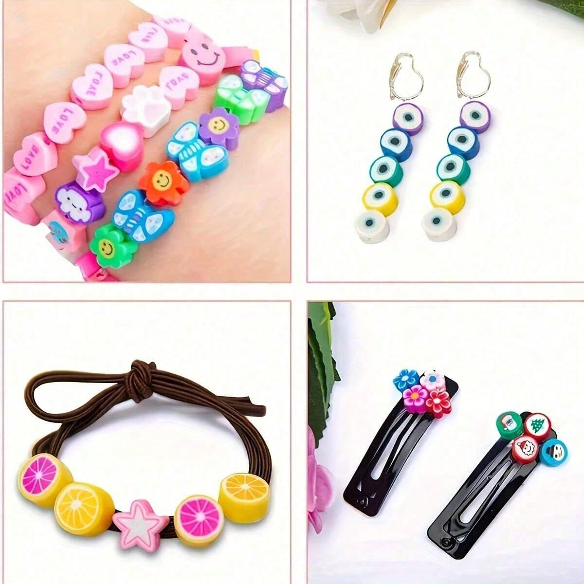 1450/1200/250pcs Polymer Clay  - Bracelet Beaded Men recension och pris