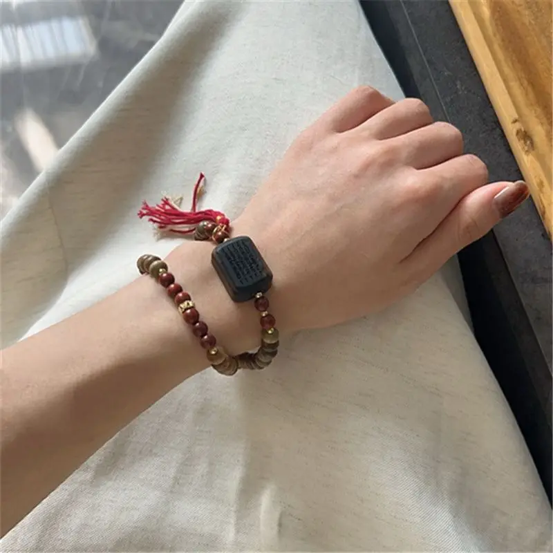 Natural Green Sandalwood Bead  - Bracelet Beaded Men recension och pris