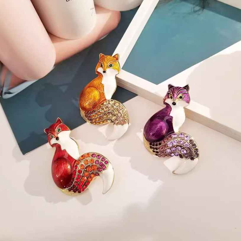 1Pc Retro Fox Brooch for Men W - Men'S Accessories Trends 2025 recension och pris