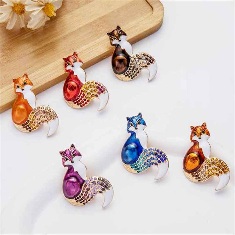 1Pc Retro Fox Brooch for Men W - Men'S Accessories Trends 2025 recension och pris