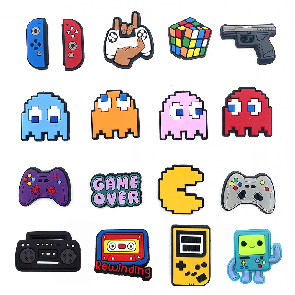 Pac-Man 17pcs Shoe Charms Set, - Men'S Accessories Crocs recension och pris