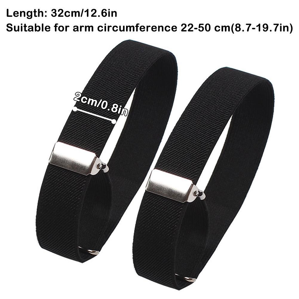2pcs Adjustable Elastic Armban - Men'S Accessories Clothing recension och pris