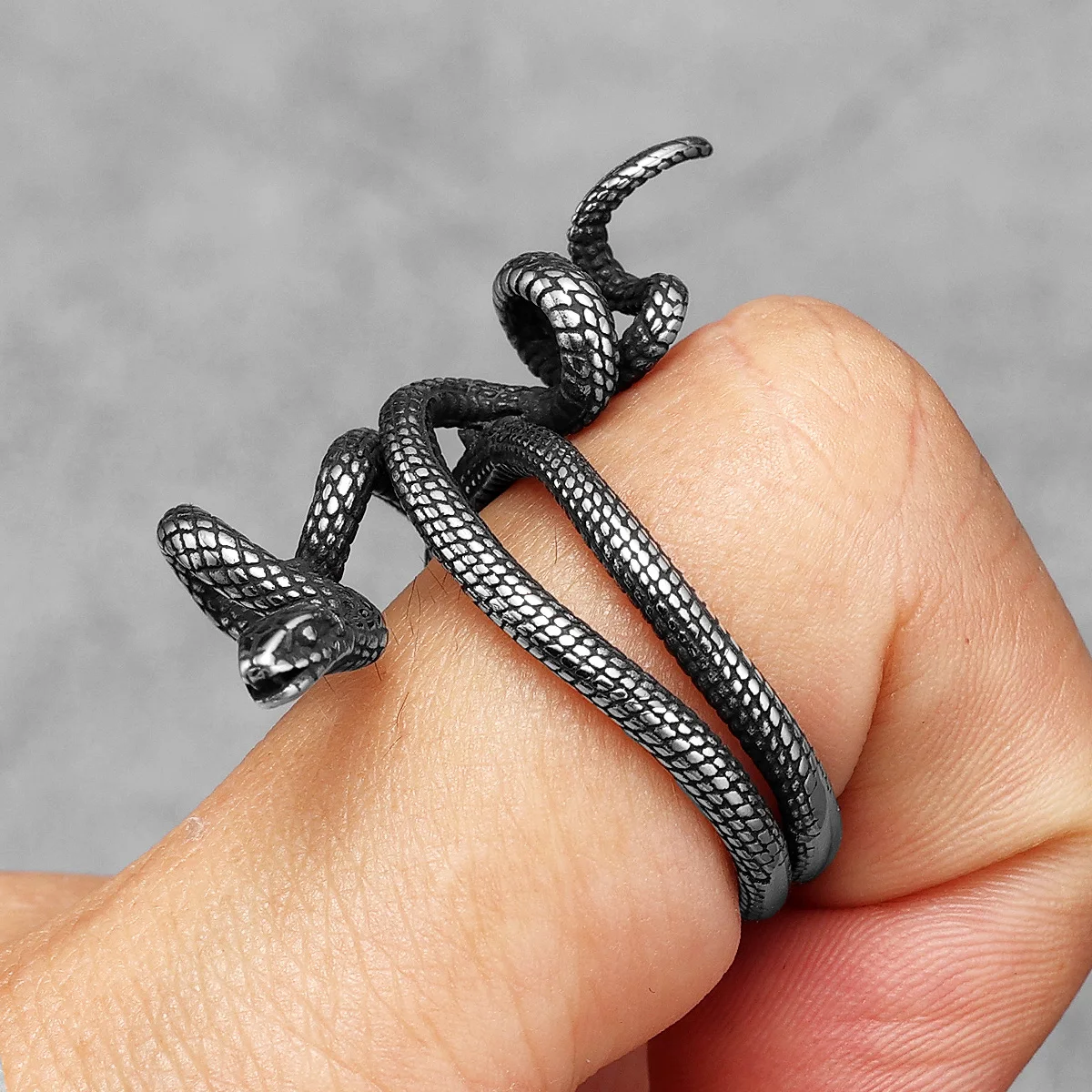 Poisonous Snake Ring 316L Stai - Men'S Accessories Best recension och pris