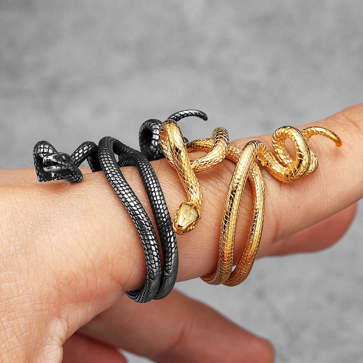 Poisonous Snake Ring 316L Stai - Men'S Accessories Best recension och pris