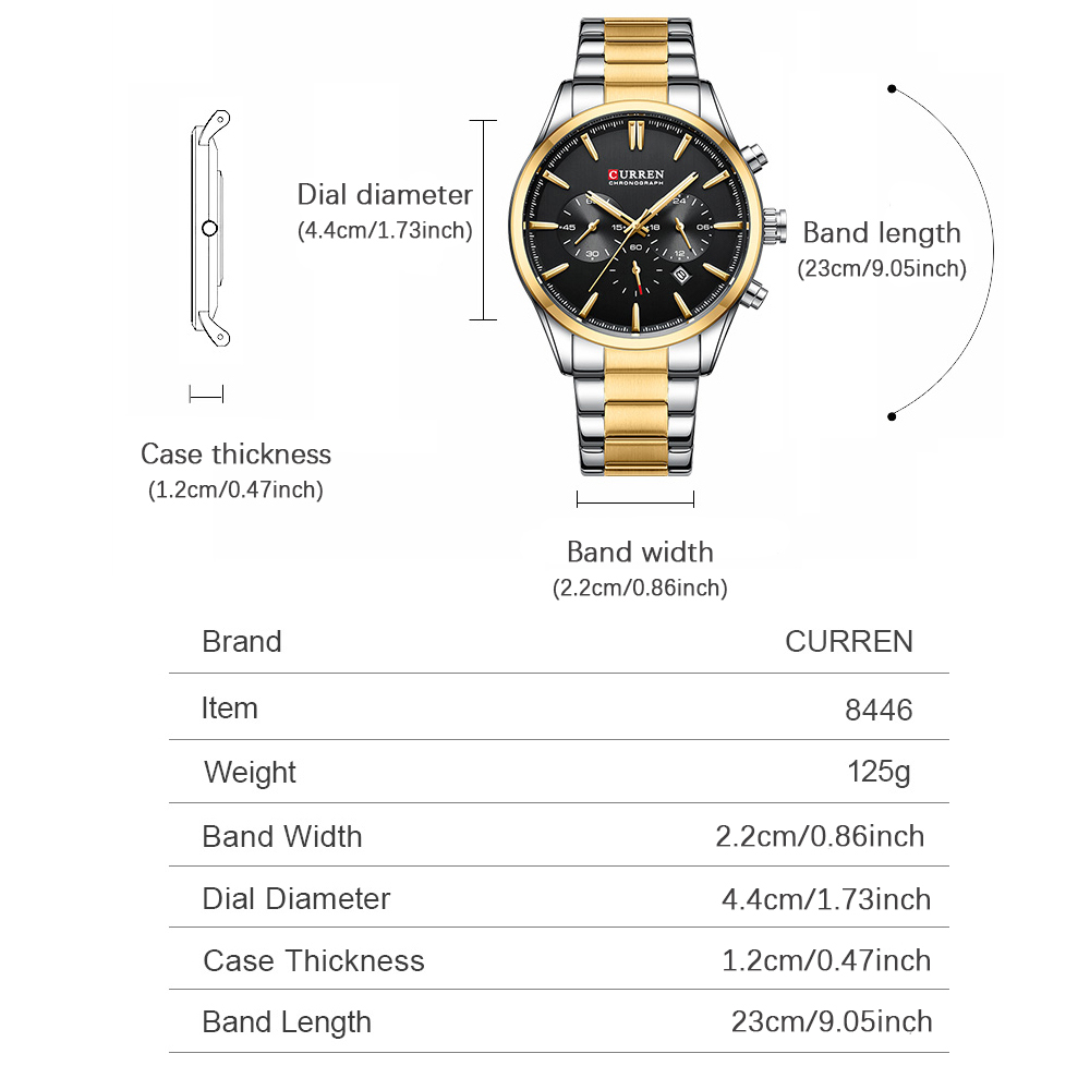 CURREN Casual Quartz Chrono Sp - Men Accessories Jewelry recension och pris