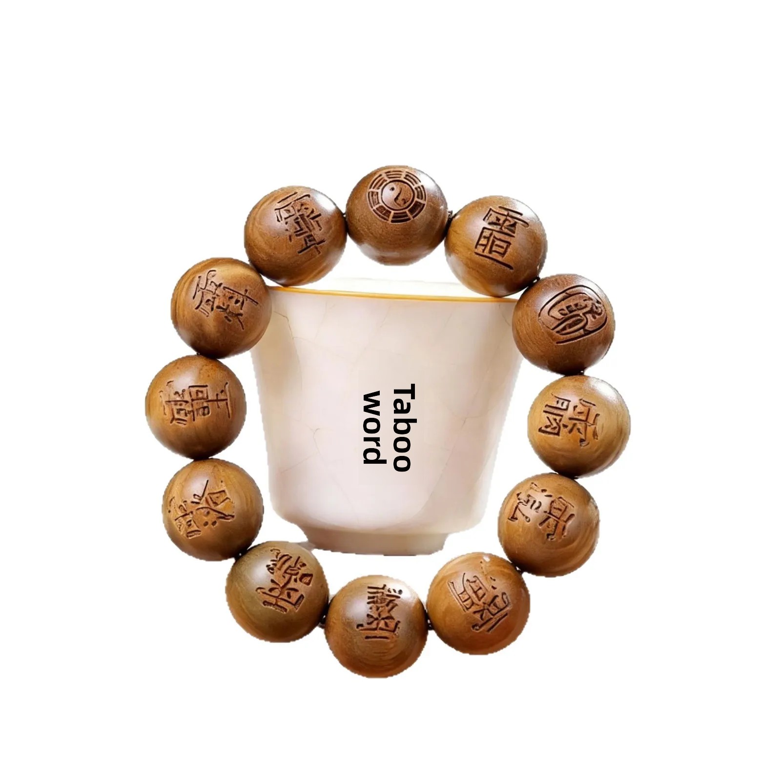 Lucky Luxury Green Sandalwood  - Bracelet Beaded Men recension och pris