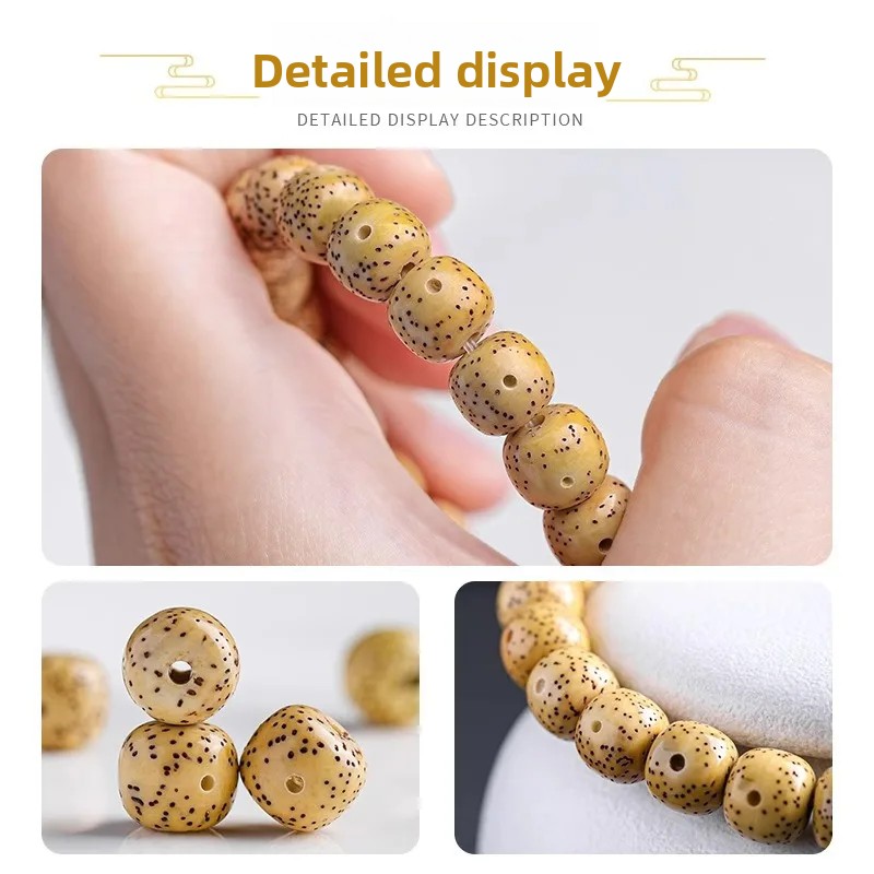 High Density Golden Seed Star  - Bracelet Beaded Men recension och pris