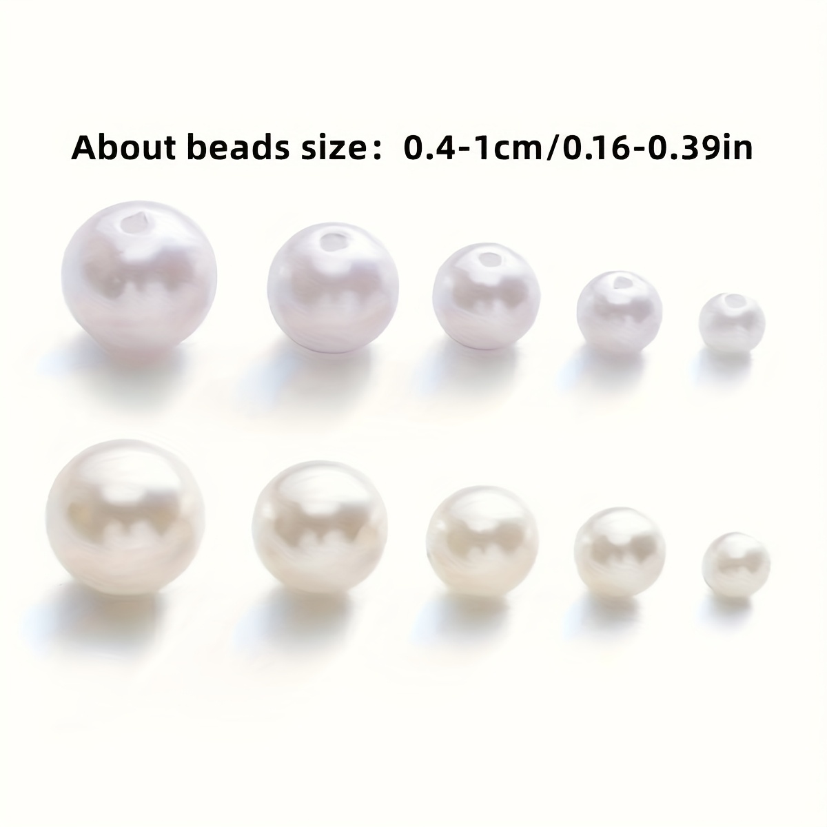 1388pcs 4/6/8/10mm Black, Whit - Bracelet Beaded Men recension och pris