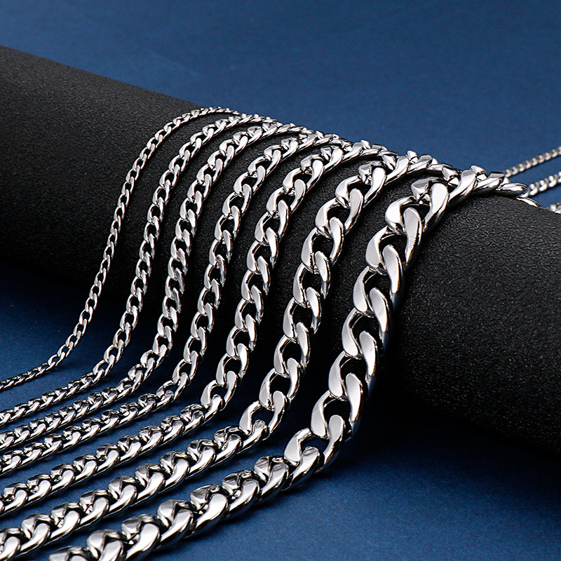 925 sterling silver plated Fla - Men Accessories Neck Chain recension och pris