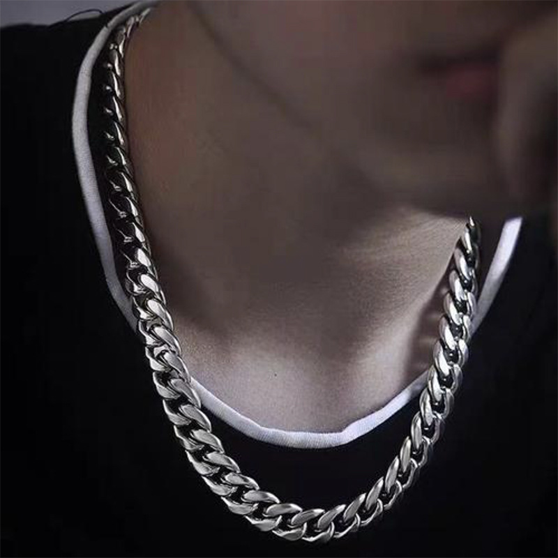 925 sterling silver plated Fla - Men Accessories Neck Chain recension och pris