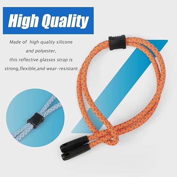 2 PCS Glasses Strap, Reflectiv - Men Accessories Neck Chain recension och pris