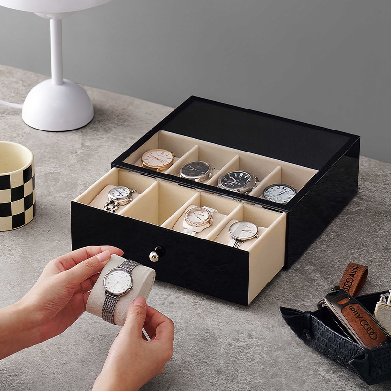 Plastic Watch Boxes Luxury 5/8 - Men Accessories Drawer recension och pris