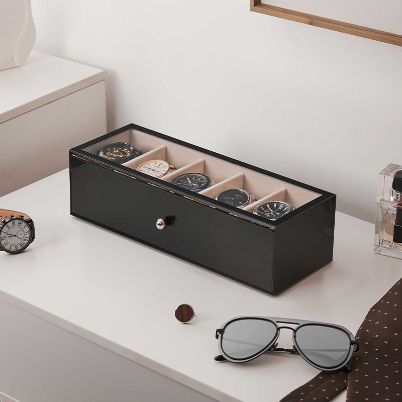 Plastic Watch Boxes Luxury 5/8 - Men Accessories Drawer recension och pris