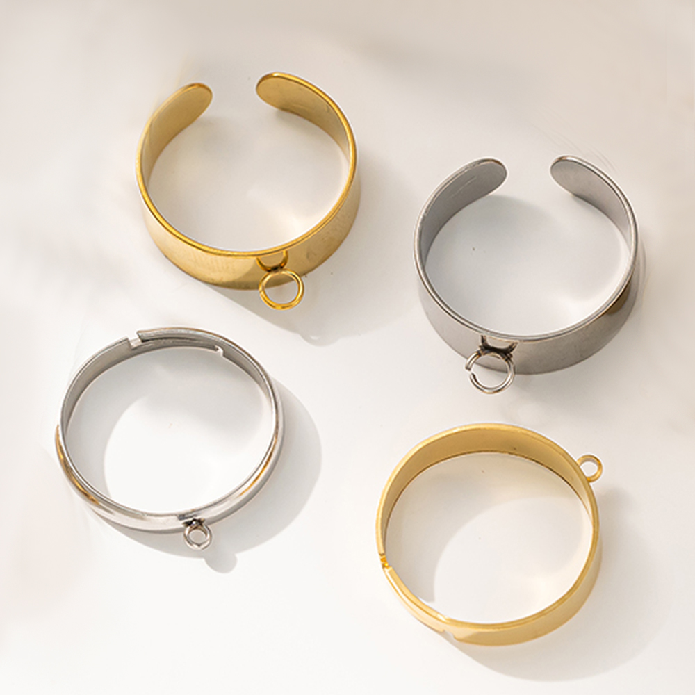 5pcs/Lot Stainless Steel Gold  - Young Men'S Accessories recension och pris