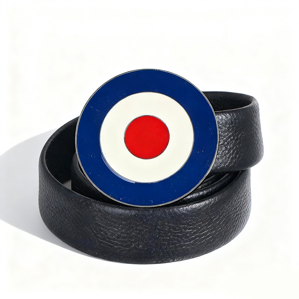 Retro Target Round Belt Buckle - Men'S Accessories Target recension och pris