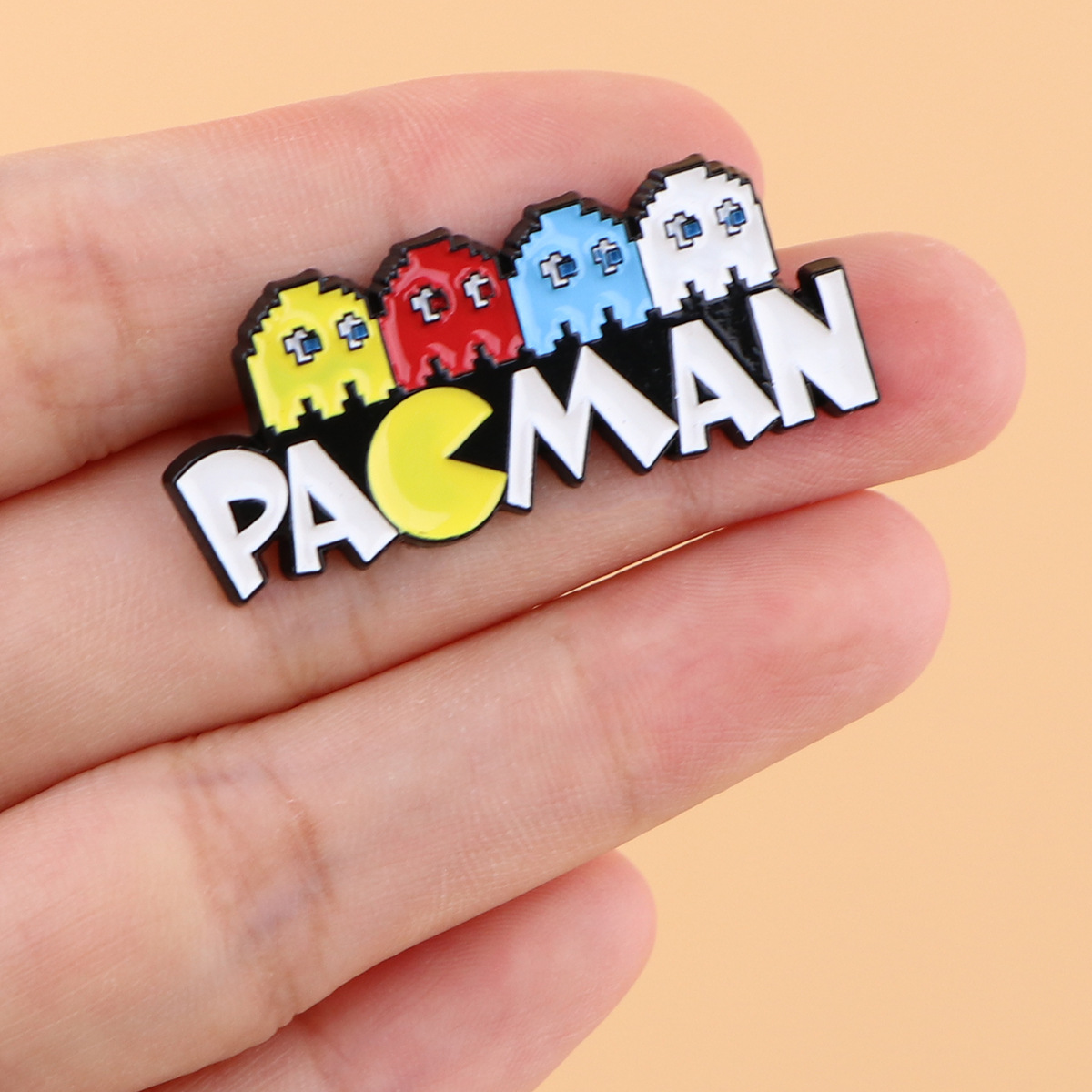 Pac-Man Game Brooch Pin Badge  - Men'S Accessories Clothing recension och pris