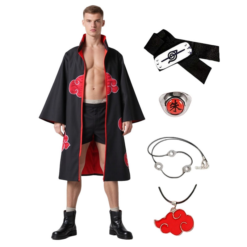 Men Anime Akatsuki Cosplay Cos - Young Men'S Accessories recension och pris