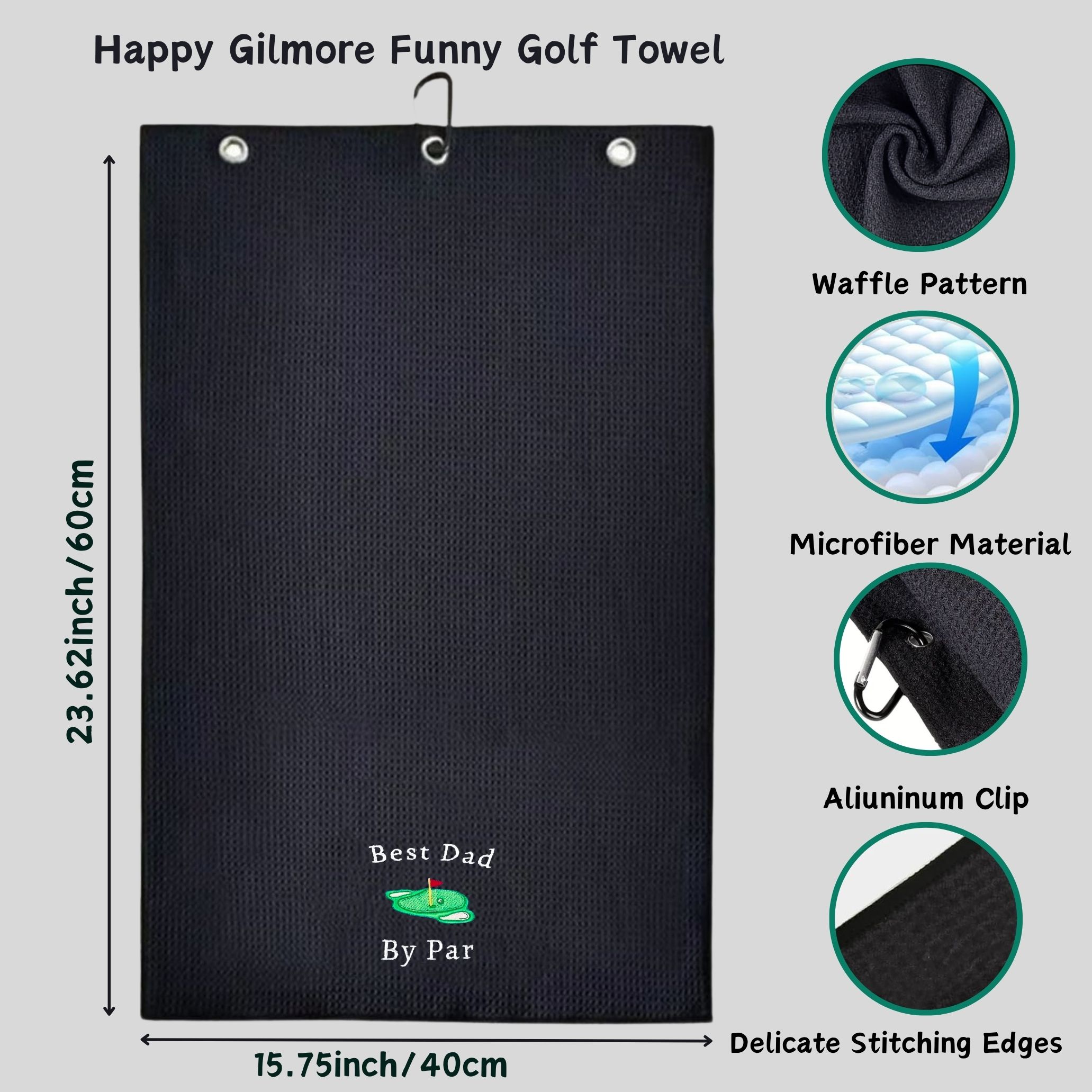 Best Dad Microfiber Premium Go - Men'S Accessories Best recension och pris