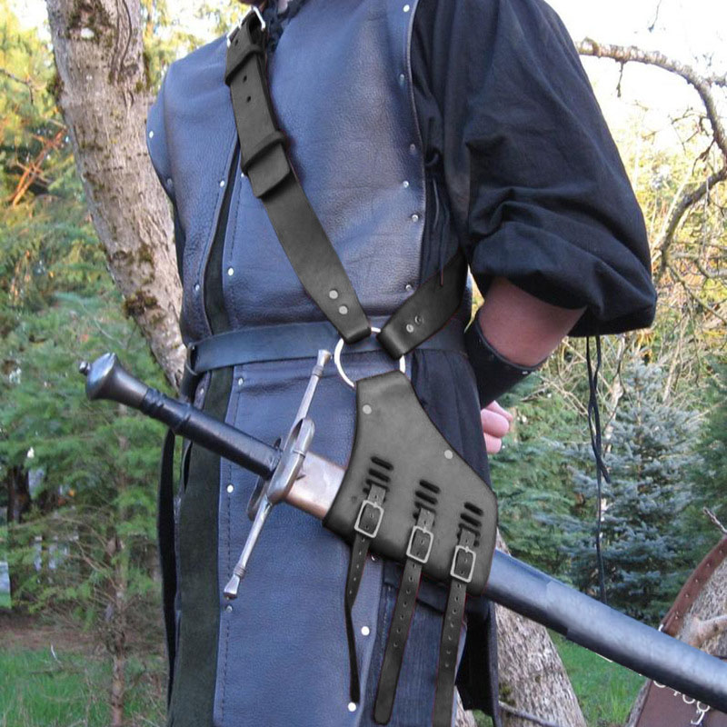 Medieval Shoulder Strap Sword  - Men'S Viking Accessories recension och pris