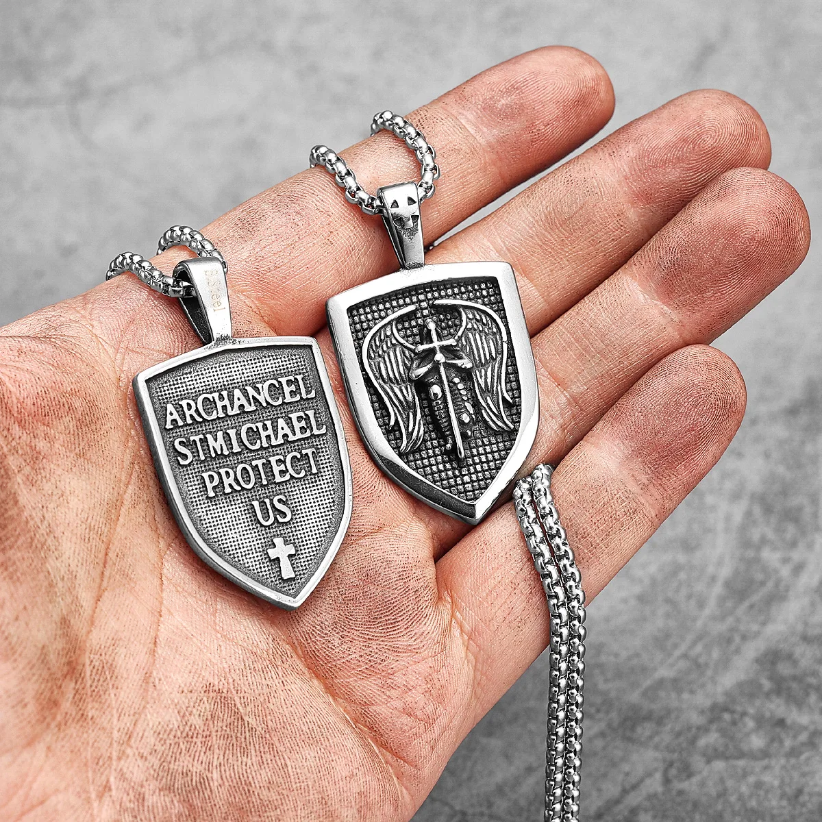 Archangel St.Michael Pendants  - Men'S Accessories Best recension och pris