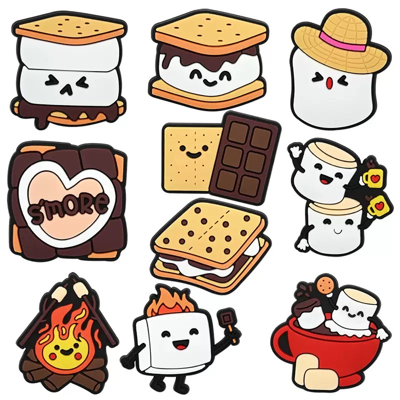 10pcs Cute Food Shoe Charms fo - Men'S Accessories Crocs recension och pris